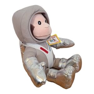 Rare Curious George Monkey Gund In Astronaut Space Suit 14” Plush NWT